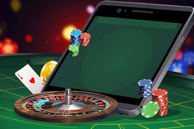 Meja Blackjack MH bernuansa modern